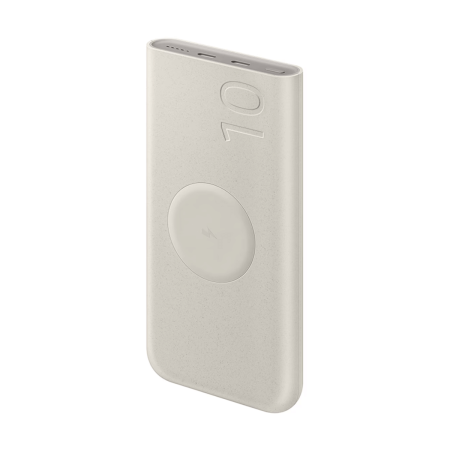 Samsung Power Bank 10.000 mAh Wireless Charger Beige EB-U2510XUEGEU
