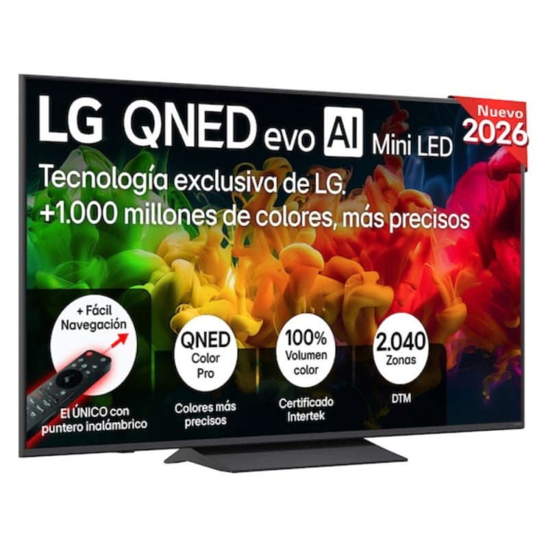 LG QNED 65QNED81B6A 165,1 cm (65″) 4K Ultra HD Smart TV Wifi Negro
