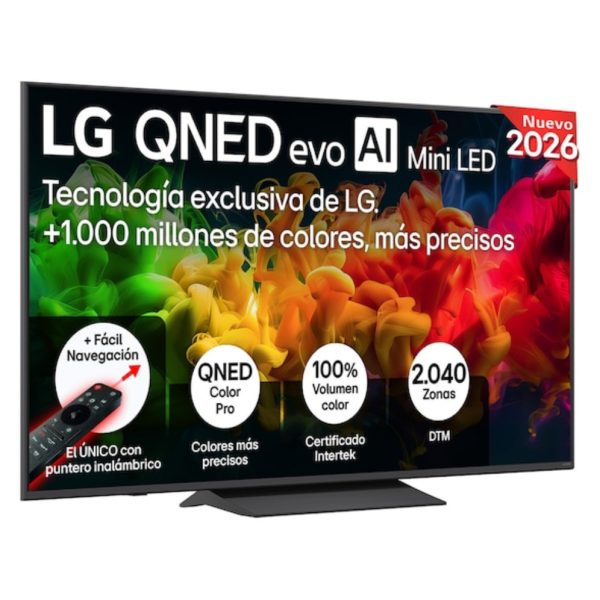 LG QNED 65QNED81B6A 165,1 cm (65″) 4K Ultra HD Smart TV Wifi Negro