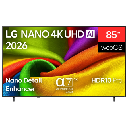 LG NANO 4K UHD AI 85NU8E0B3LA 2,16 m (85″) 4K Ultra HD Smart TV Wifi Negro