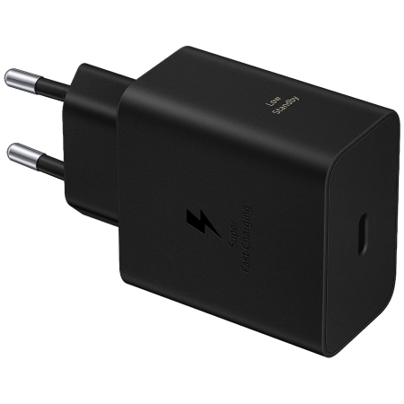 Samsung 60W Cargador de Carga Rápida USB-C Negro - Sin Cable