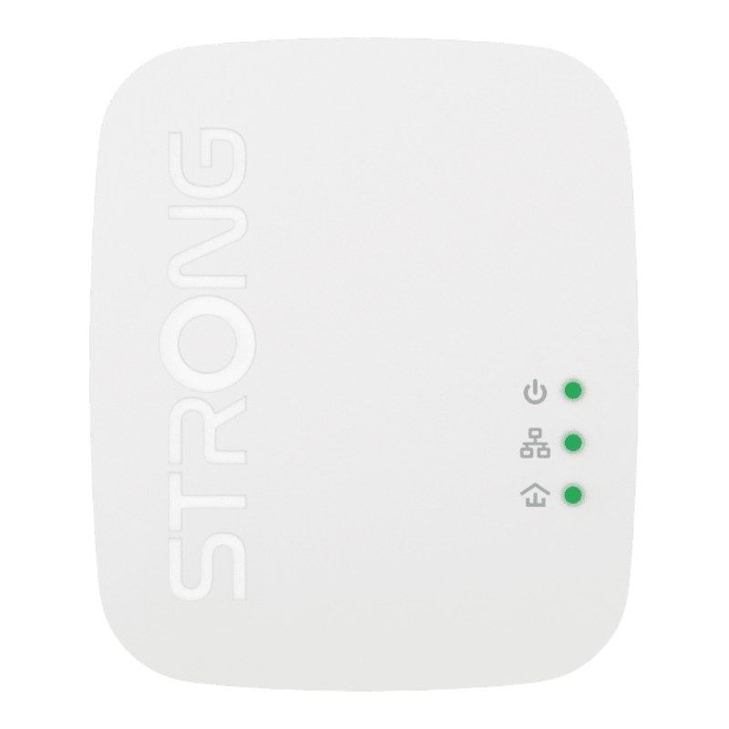 Strong POWERLWF1000DUOMINI adaptador de red PowerLine 1000 Mbit/s Ethernet Wifi Blanco 2 pieza(s)
