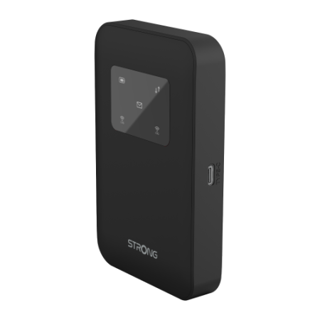Strong 4G+ LTE MiFi Hotspot Router Wi-Fi 900 router inalámbrico Doble banda (2,4 GHz / 5 GHz) Negro