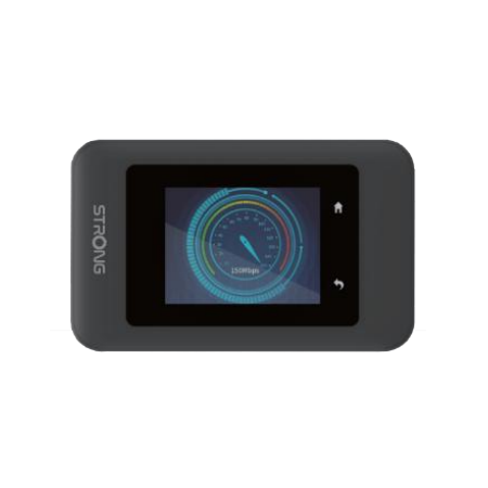 Strong 4G+ LTE MiFi Hotspot Router Wi-Fi 1200 router inalámbrico Doble banda (2,4 GHz / 5 GHz) Negro