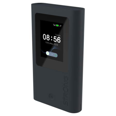 Strong 5GMIFIAX1800 router inalámbrico Doble banda (2,4 GHz / 5 GHz) 5G Negro
