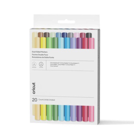 Cricut 2011824 marcador 20 pieza(s) Punta fina Colores surtidos