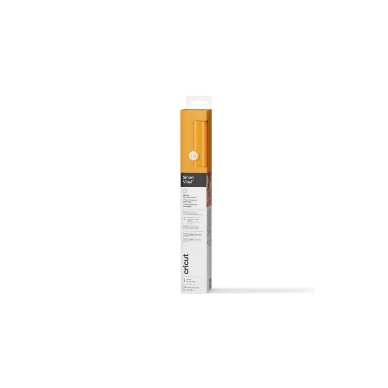 Cricut 2011604 vinilo adhesivo Permanente Amarillo Mate