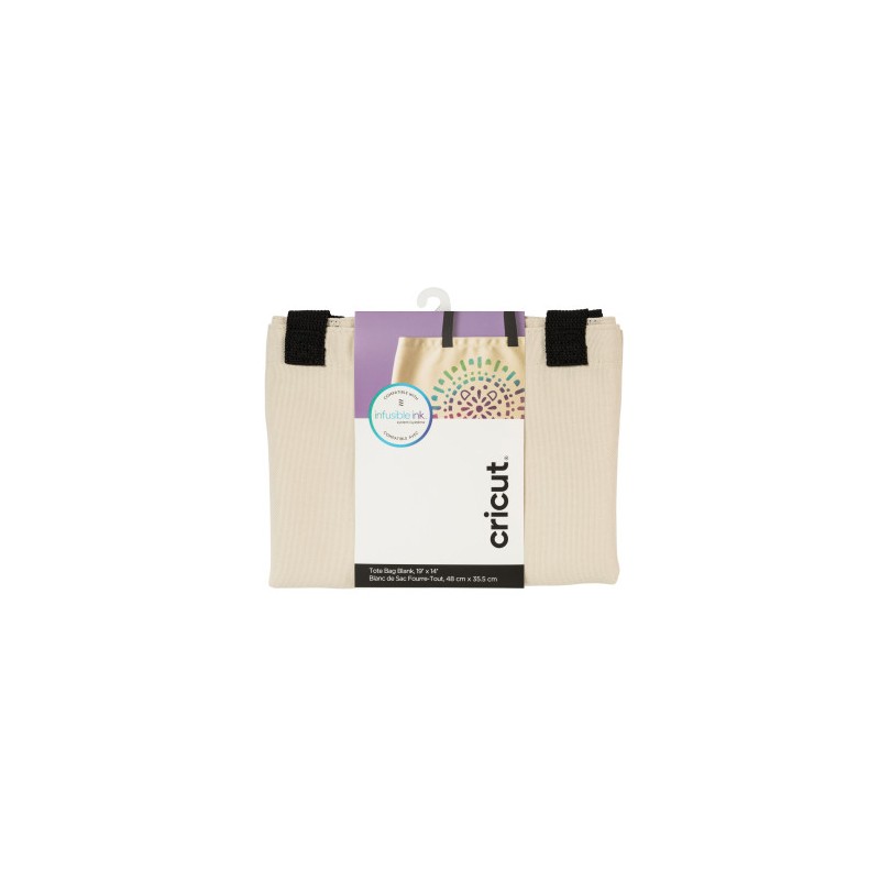 Cricut 2006829 bolsa de compras Beige, Negro Bolso grande