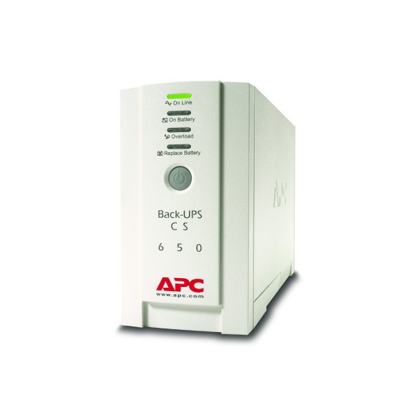 APC Back-UPS sistema de alimentación ininterrumpida (UPS) En espera (Fuera de línea) o Standby (Offline) 0,65 kVA 400 W 4 salida