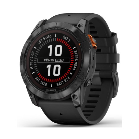 Garmin Fénix 7X Pro Solar 51mm GPS Gris con Correa Negra