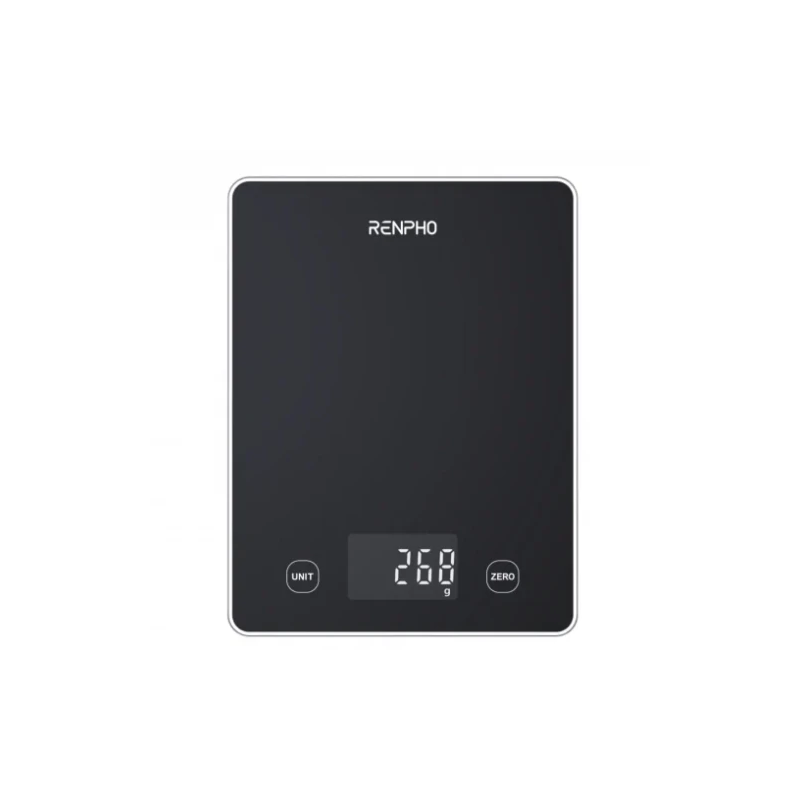 RENPHO CALIBRA 1L - SMART NUTRITION SCALE - BLE - 3AAA - BLACK GLASS (UP TO 22LB/10KG)