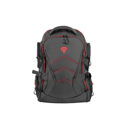 GENESIS Pallad 550 43,9 cm (17.3″) Mochila Negro, Rojo