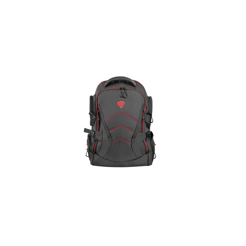 GENESIS Pallad 550 43,9 cm (17.3″) Mochila Negro, Rojo
