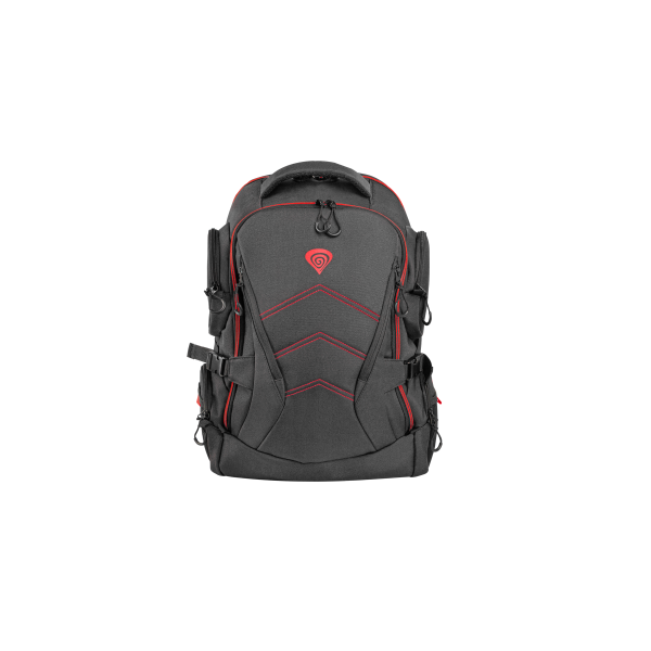 GENESIS Pallad 550 43,9 cm (17.3″) Mochila Negro, Rojo