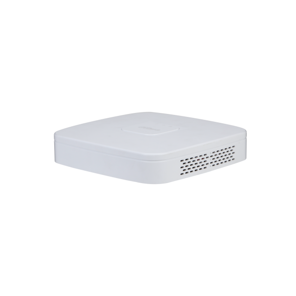 (DHI-NVR2104-P-4KS3) DAHUA GRABADOR IP 4 CANALES POE 1HDD 4K CON INTELIGENCIA ARTIFICAL SMART 1U LITE BLANCO