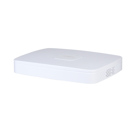 (DHI-NVR2108-8P-4KS3) DAHUA GRABADOR IP 8 CANALES POE 1HDD 4K CON INTELIGENCIA ARTIFICAL SMART 1U LITE BLANCO