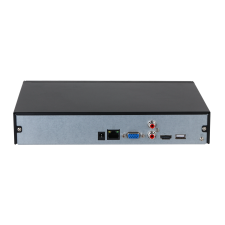 (DHI-NVR2108HS-4KS3) DAHUA GRABADOR IP 8 CANALES POE 1HDD 4K CON INTELIGENCIA ARTIFICAL COMPACT 1U NEGRO