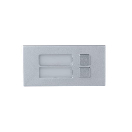 (DHI-VTO4202F-MB2) DAHUA MÓDULO CON 2 BOTONES PARA VIDEOPORTERO EXTERIOR MODULAR SERIE VTO4202F 50X100MM