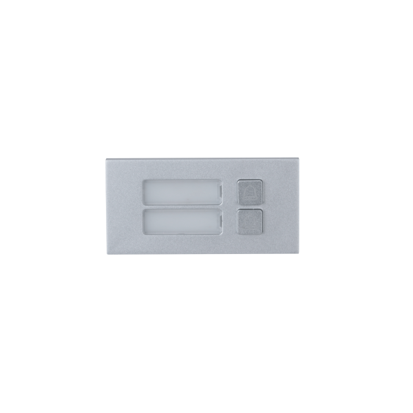 (DHI-VTO4202F-MB2) DAHUA MÓDULO CON 2 BOTONES PARA VIDEOPORTERO EXTERIOR MODULAR SERIE VTO4202F 50X100MM