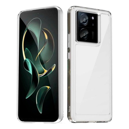 Carcasa Xiaomi 13T Pro 5G Hybrid (bumper + trasera transparente)
