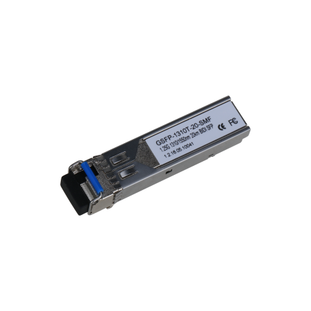 (GSFP-1310T-20-SMF) DAHUA MÓDULO ÓPTICO GIGABIT TRANSCEPTOR DE FIBRA SFP MONOMODO SM PUERTO LC ENVÍO 1310NM RECEPCIÓN 1550NM HAS