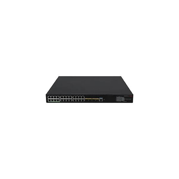 H3C S5570S-28S-HPWR-EI-A L3 ETHERNET SWITCH WITH 24*10/100/1000BASE-T PORTS AND 4*1G/10G BASE-X SFP PLUS PORTS, WITHOUT POWER SU