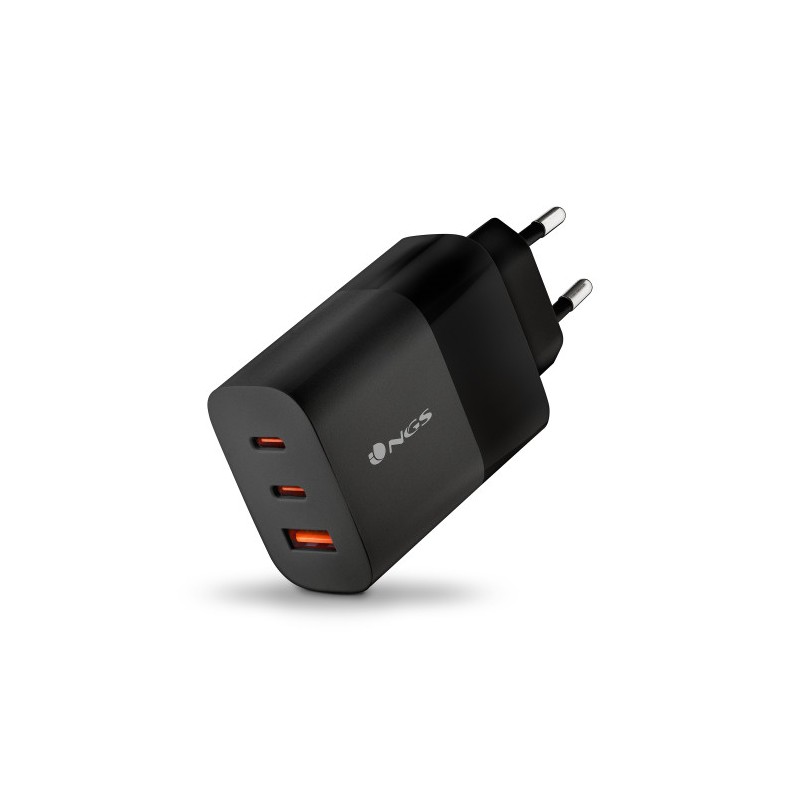 NGS BUD 65W Universal Negro Corriente alterna Carga rápida Interior