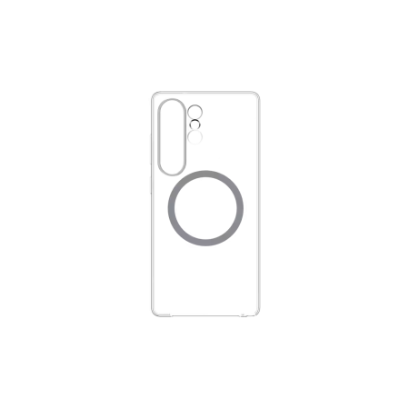 Funda Samsung Transparente con soporte magnético para Galaxy S25 Ultra