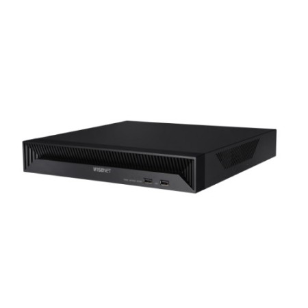 HANWHA GRABADOR IP 8 CANALES 8MP HASTA 1HDD 80MBPS
