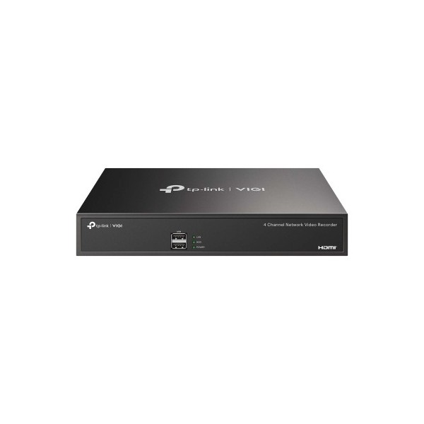 TP-LINK GRABADOR DE VIDEO EN RED DE 4 CANALES ESPECIFICACIONES: H.265+/H.265/H.264+/H.264, RESOLUCIÓN DE HASTA 8MP, CAPACIDAD DE
