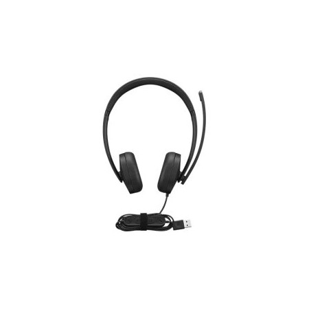 HEADSET USB -A LENOVO WIRED STEREO CANCELACION RUIDO, BOTON DE MICRO Y CONTROL VOLUMEN