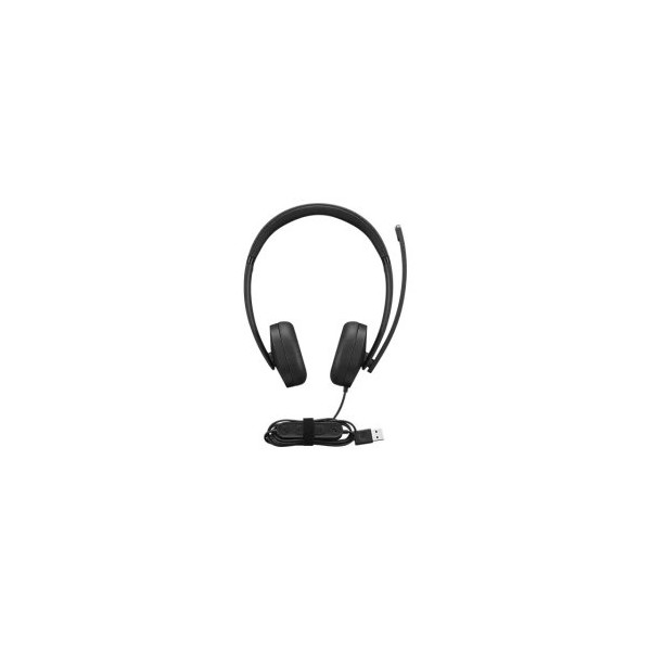 HEADSET USB -A LENOVO WIRED STEREO CANCELACION RUIDO, BOTON DE MICRO Y CONTROL VOLUMEN