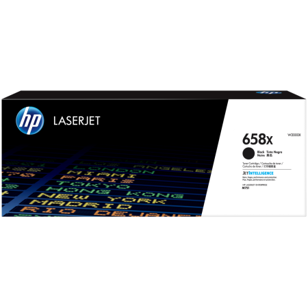 HP Cartucho de tóner Original LaserJet 658X negro de alta capacidad