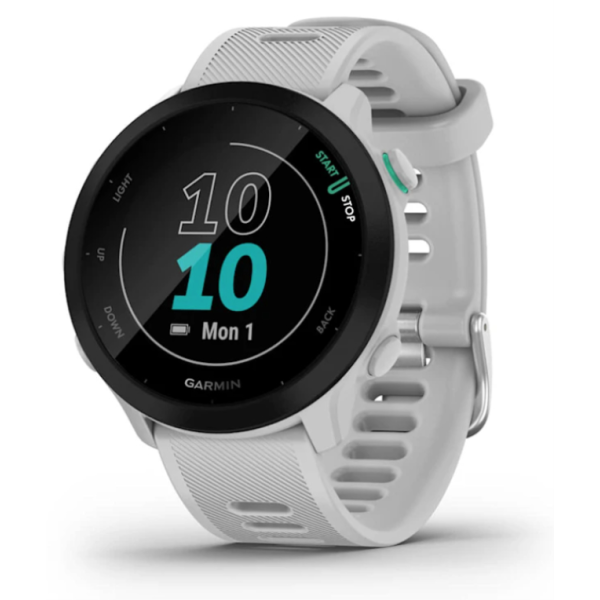 Garmin Forerunner 55 2,64 cm (1.04″) MIP 42 mm Digital 208 x 208 Pixeles Blanco GPS (satélite)