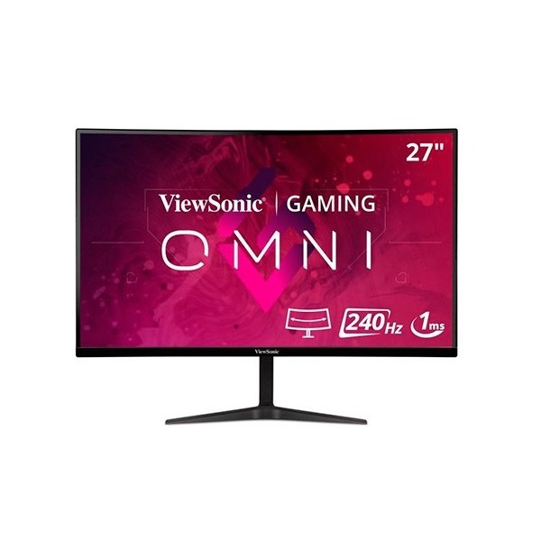Monitor led gaming 27 pulgadas viewsonic vx2719 - pc - mhd va - fhd - 2 x hdmi - dp - 240hz - 1ms - a - sync - vesa