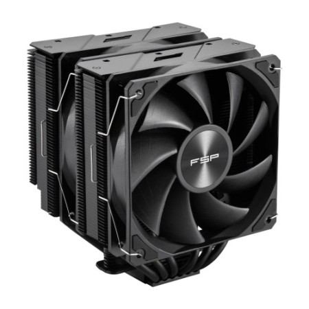 FSP REFRIGERACIONES DE AIRE INTEL LGA 1851/1700/1200 AMD AM4/AM5 120MM BLACK TOP COVER HIGH-PERFORMANCE QUIET PWM