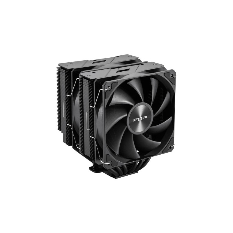 FSP REFRIGERACIONES DE AIRE INTEL LGA 1851/1700/1200 AMD AM4/AM5 120MM BLACK TOP COVER HIGH-PERFORMANCE QUIET PWM