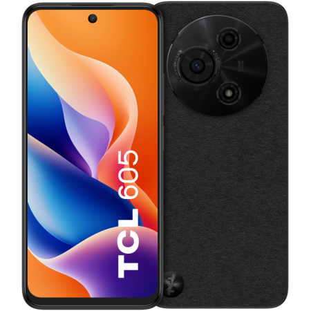 TCL 605 16,9 cm (6.67″) SIM doble Android 15 4G USB Tipo C 4 GB 128 GB 5200 mAh Negro