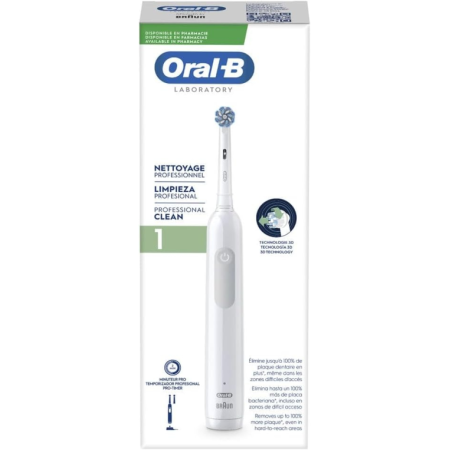 Braun Oral-B Lab Pro 1 Clean Adulto Cepillo dental oscilante Blanco
