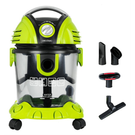 Cecotec Wet&Dry T 15 L Aspiradora de tambor Seca y húmeda 1200 W Sin bolsa