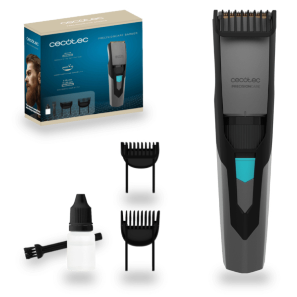 Cecotec PrecisionCare Barber Negro, Plata Ión de litio