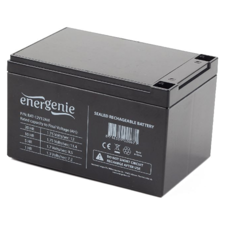 Gembird BAT-12V12AH batería para sistema ups Sealed Lead Acid (VRLA) 12 V 12 Ah