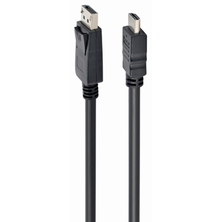 Gembird DisplayPort - HDMI, 3m HDMI tipo A (Estándar) Negro