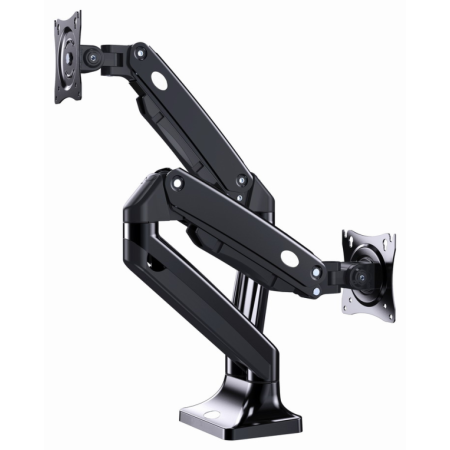 Gembird MA-DA2-03 soporte para monitor 88,9 cm (35″) Escritorio Negro