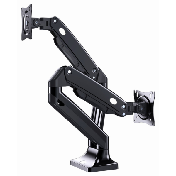 Gembird MA-DA2-03 soporte para monitor 88,9 cm (35″) Escritorio Negro