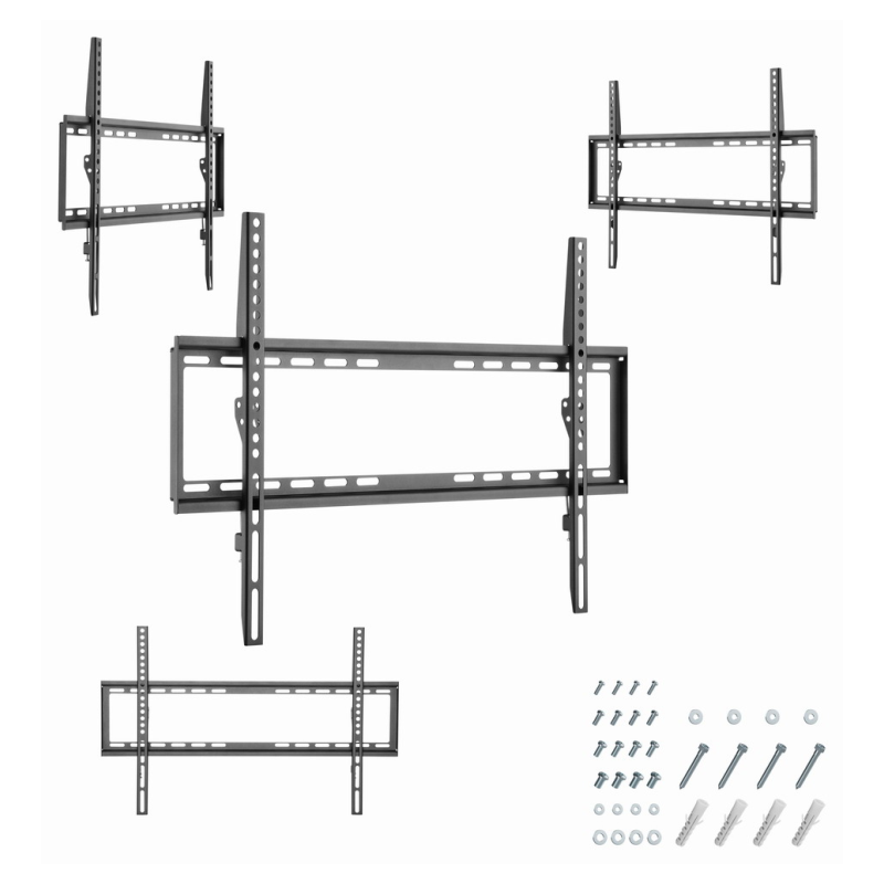 Gembird WM-70F-03 soporte para TV 177,8 cm (70″) Negro