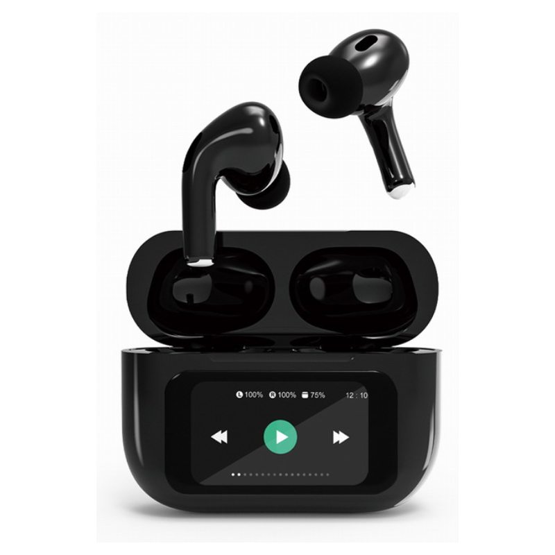 Gembird GMB Audio TWS-LCD-ANC-01-BK auricular y casco Auriculares Inalámbrico Dentro de oído Llamadas/Música USB Tipo C Bluetoot