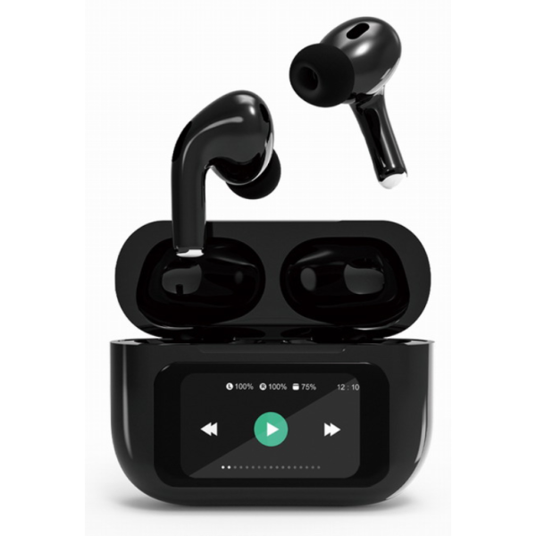 Gembird GMB Audio TWS-LCD-ANC-01-BK auricular y casco Auriculares Inalámbrico Dentro de oído Llamadas/Música USB Tipo C Bluetoot