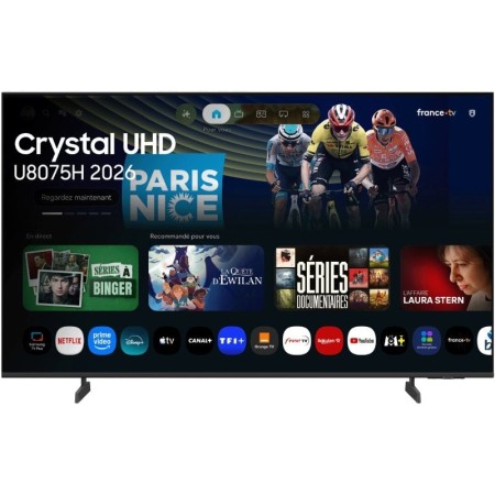 Televisor Samsung Crystal 4K AI U8075H 50″/ Ultra HD 4K/ Smart TV/ WiFi