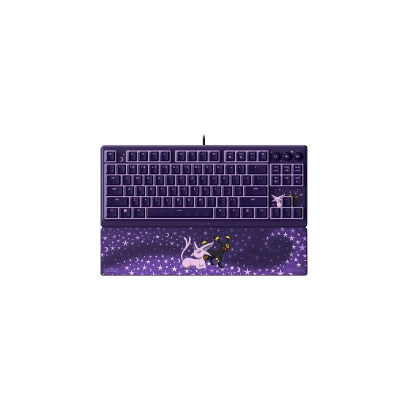 Razer Ornata V3 Tenkeyless – Espeon & Umbreon Edition teclado Juego USB Púrpura
